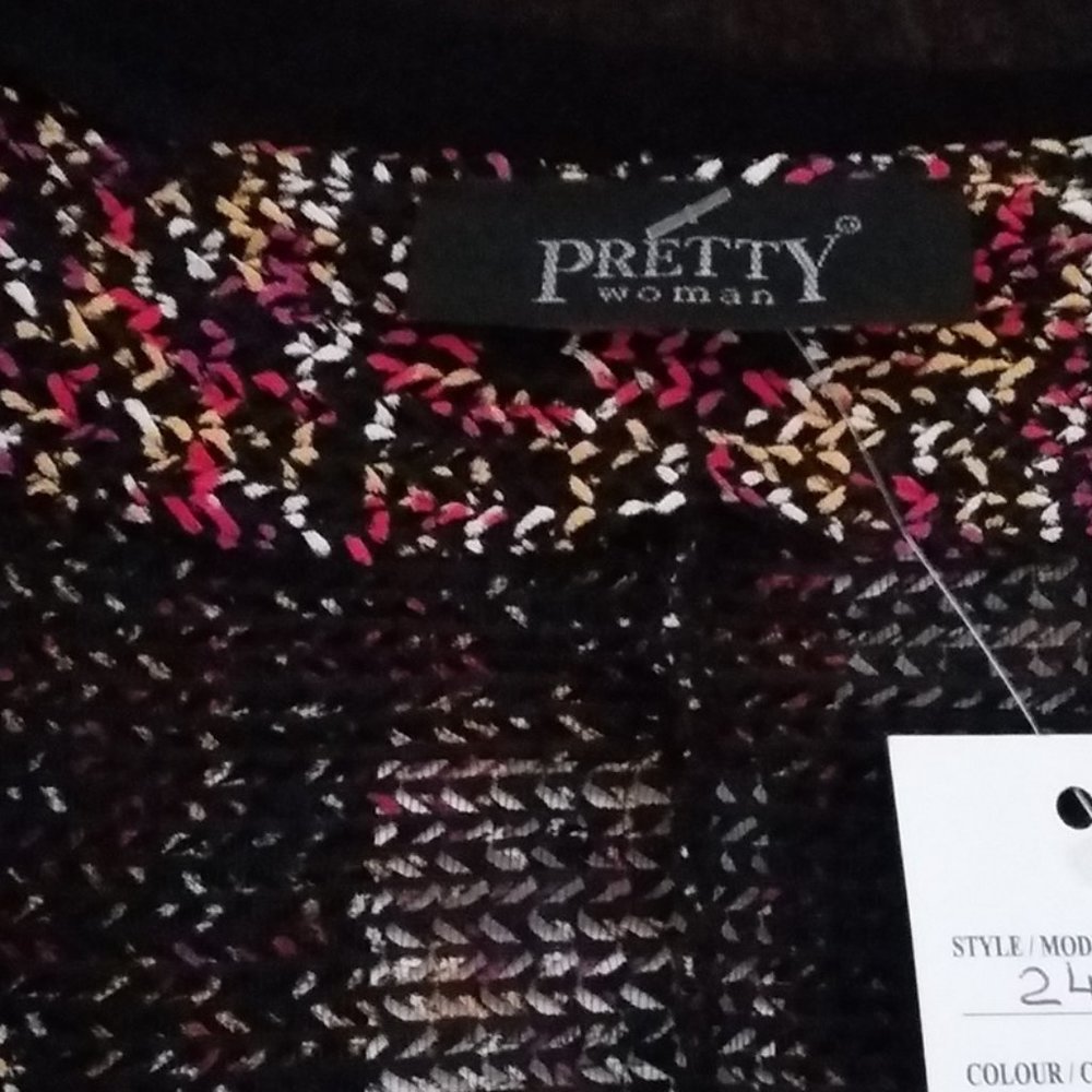 ⭐️ Host Pick⭐️ Pretty Woman | Cold shoulder sleeve multi-colour blend blouse - Picture 5 of 6